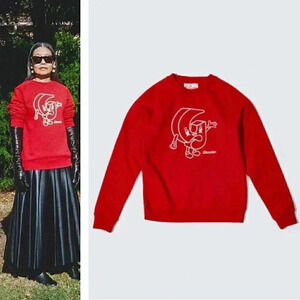 Glossier G Pal Graphic Crew Neck Sweatshirt Limited Edition Rare